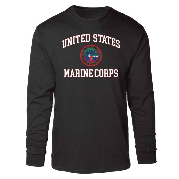 2nd Assualt Amphibious Bn USMC Long Sleeve T-shirt Discount