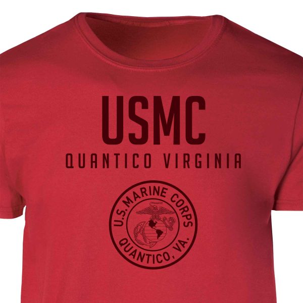 Quantico Virginia Tonal Patch Graphic T-shirt Online - Image 3