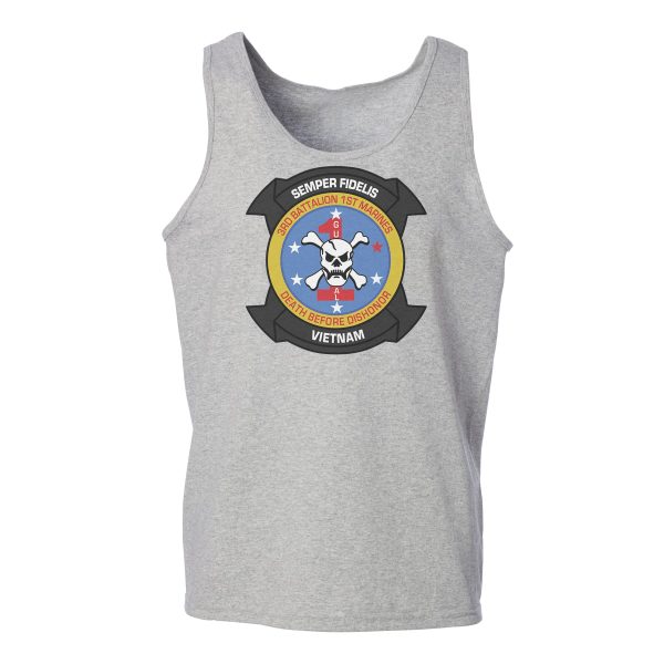 3rd Battalion 1st Marines Tank Top For Cheap - Image 2