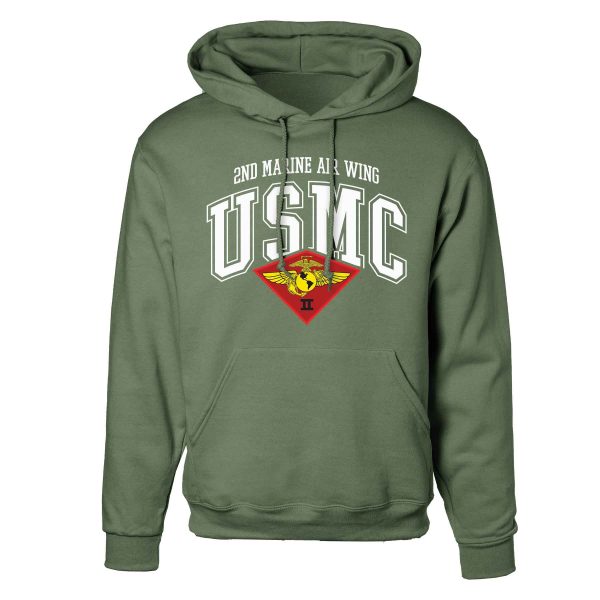 2nd Marine Air Wing Arched Hoodie Discount - Image 4