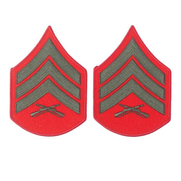 Green on Red Female Chevrons Supply - Image 5