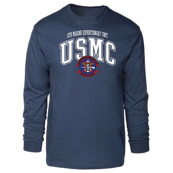 11th MEU Pride Of The Pacific Arched Long Sleeve T-shirt Discount - Image 3