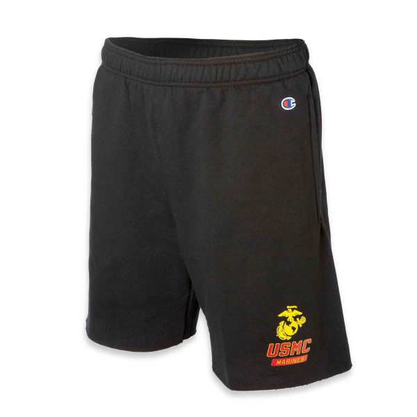 Champion USMC Fleece Powerblend Short For Discount - Image 2