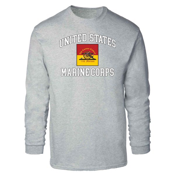 11th Marines Regimental USMC Long Sleeve T-shirt For Cheap - Image 2