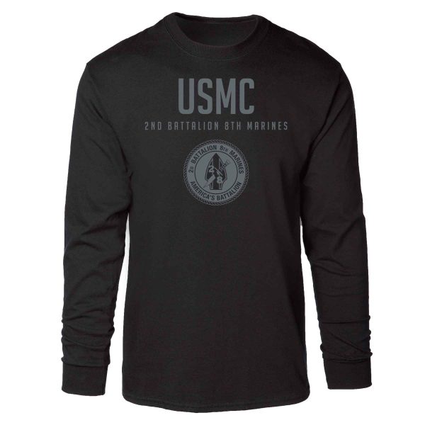 2nd Battalion 8th Marines Tonal Long Sleeve T-shirt Online now