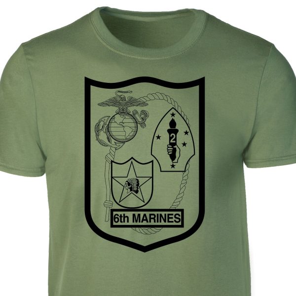 6th Marines Regimental T-shirt Online Hot Sale - Image 3