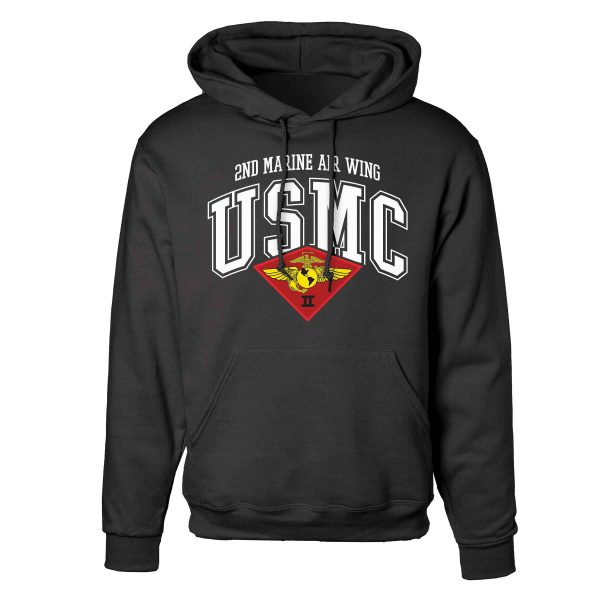 2nd Marine Air Wing Arched Hoodie Discount