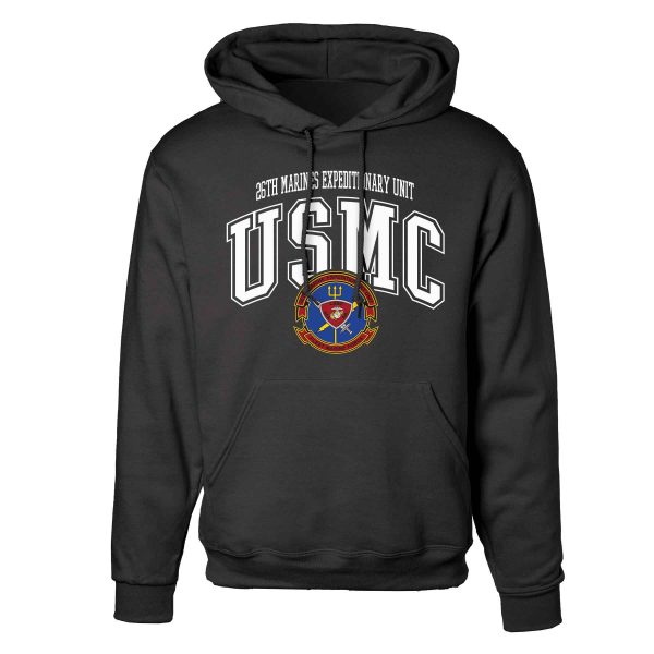 26th Marines Expeditionary Arched Hoodie For Cheap