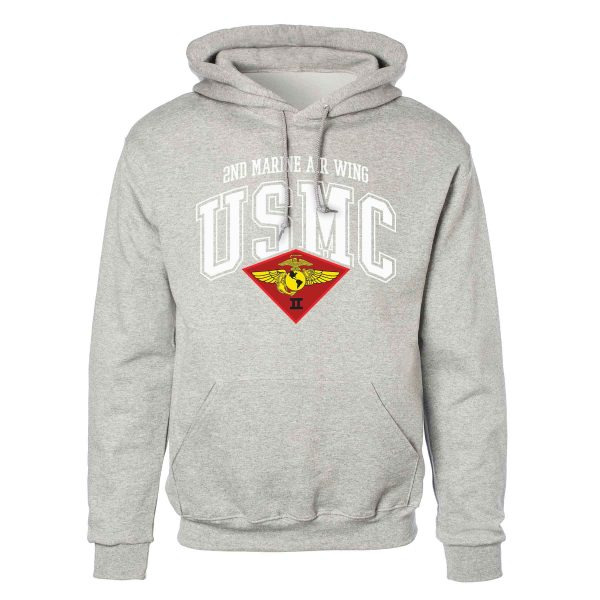2nd Marine Air Wing Arched Hoodie Discount - Image 2