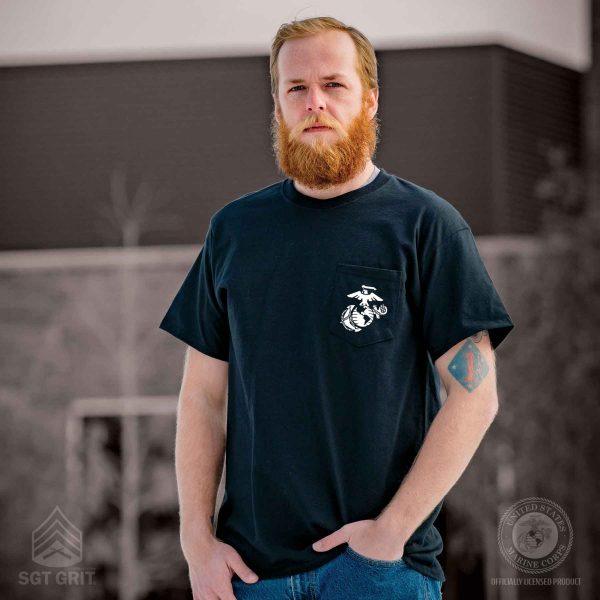 Devil Dog Back With Front Pocket T-shirt Supply - Image 2
