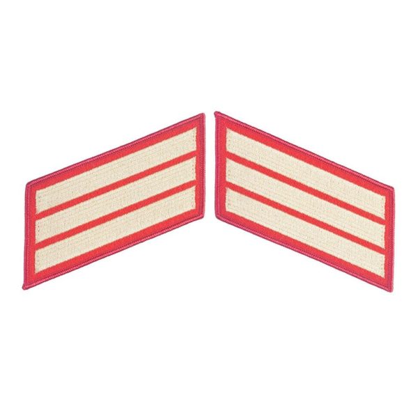Gold on Red Service Stripes Discount - Image 4