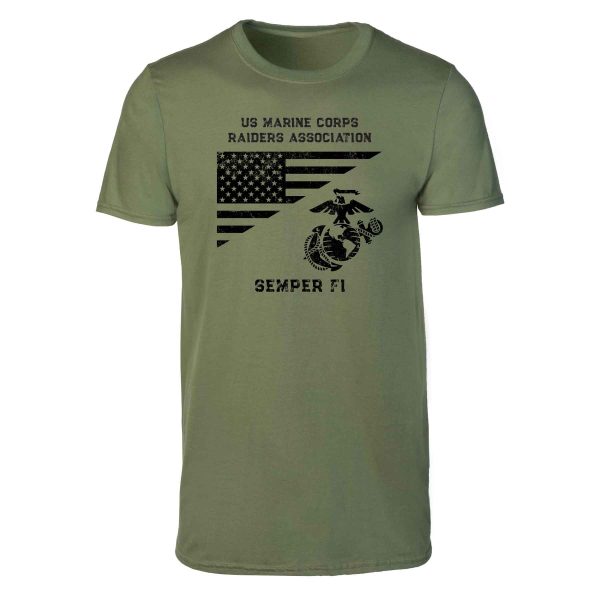USMC Flag and EGA Customizable Reunion T-shirt For Cheap - Image 3