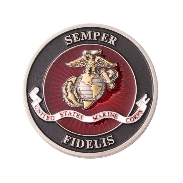 USMC Flag Customizable Coin For Cheap - Image 3
