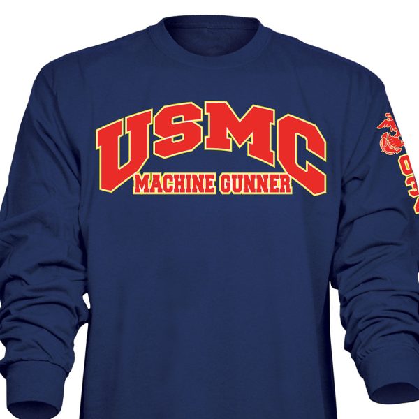 USMC MOS Long Sleeve T-Shirt Cheap - Image 3