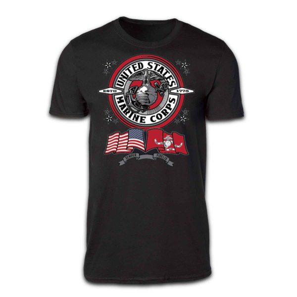 USMC Obey T-shirt Online - Image 4
