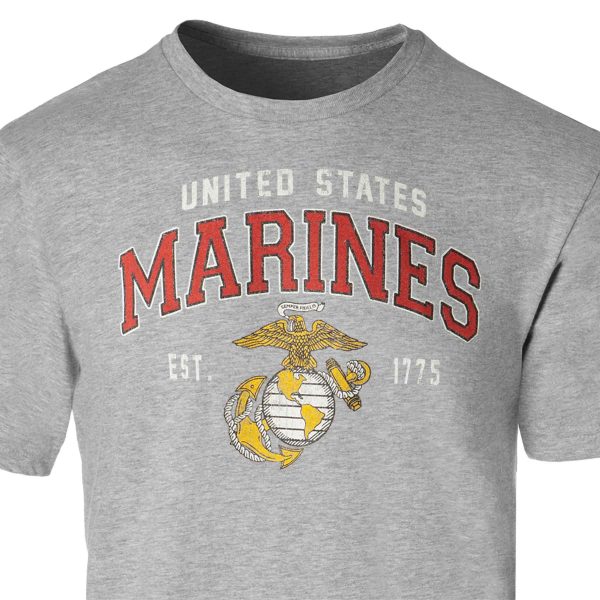 Vintage Marine Corps Letters T-shirt Online
