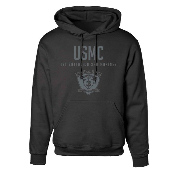 1st Battalion 3rd Marines Tonal Hoodie Online now
