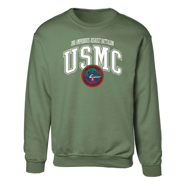 2nd Assualt Amphibious Bn Arched Sweatshirt For Sale - Image 4