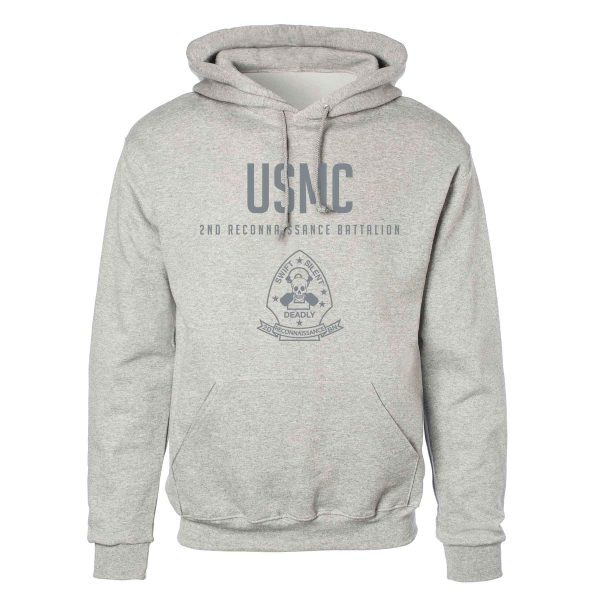 2nd Reconnaissance Battalion Tonal Hoodie Online Hot Sale - Image 2
