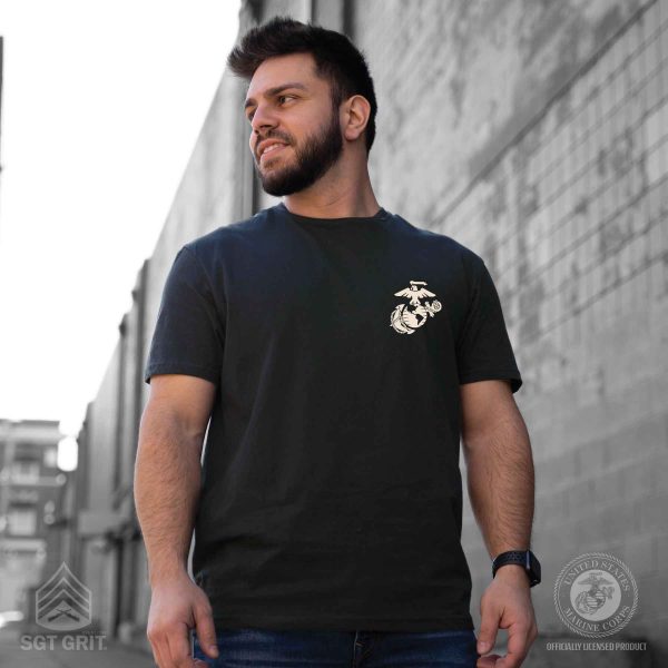 1775 Devil Dogs Back With Left Chest T-shirt Discount - Image 2