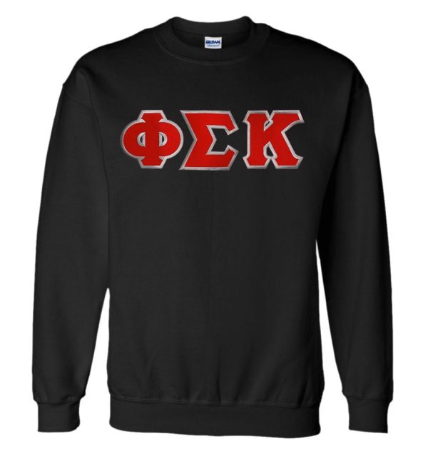 DISCOUNT Phi Sigma Kappa Lettered Crewneck - Best Value Supply - Image 5