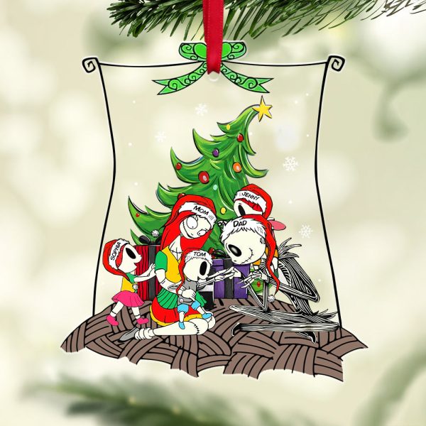 Personalized Gift For Family Ornament, Horror Midnight Christmas 03QHDT251124 Discount - Image 2